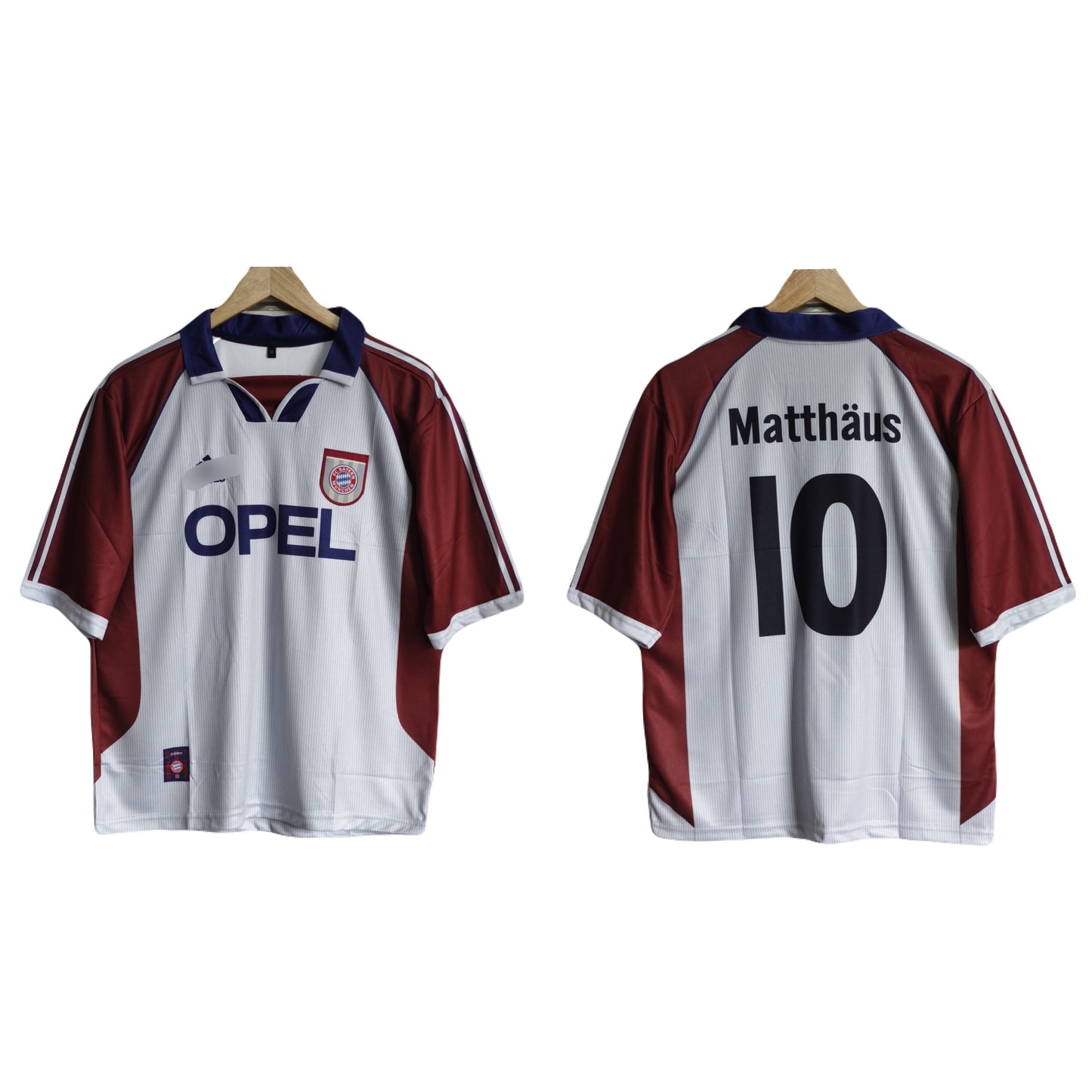 Bayern munich away 1998-99 matthaus  Five sleeve collar Embroidery -P1681