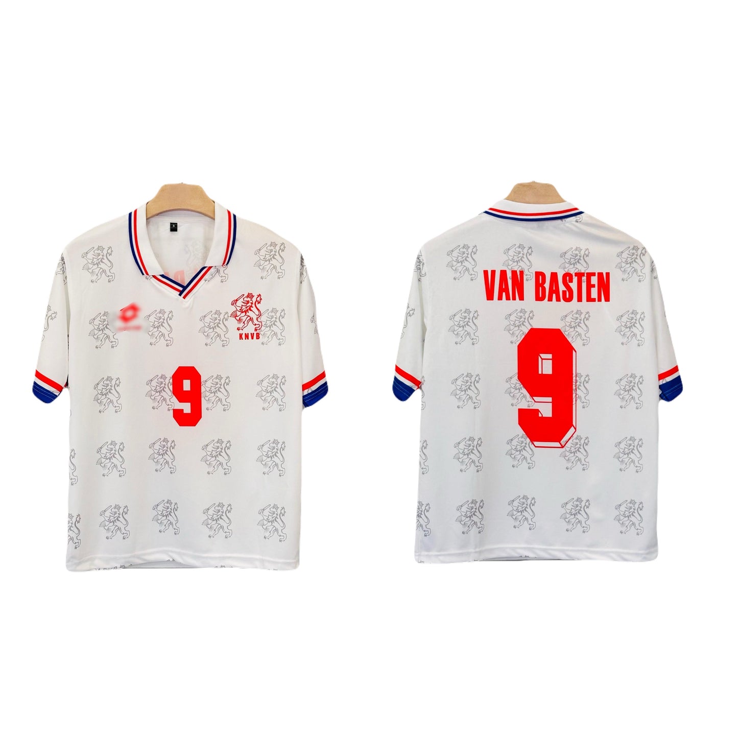 Van basten Netherlands COLLAR FIVE SLEEVE JERSEY -