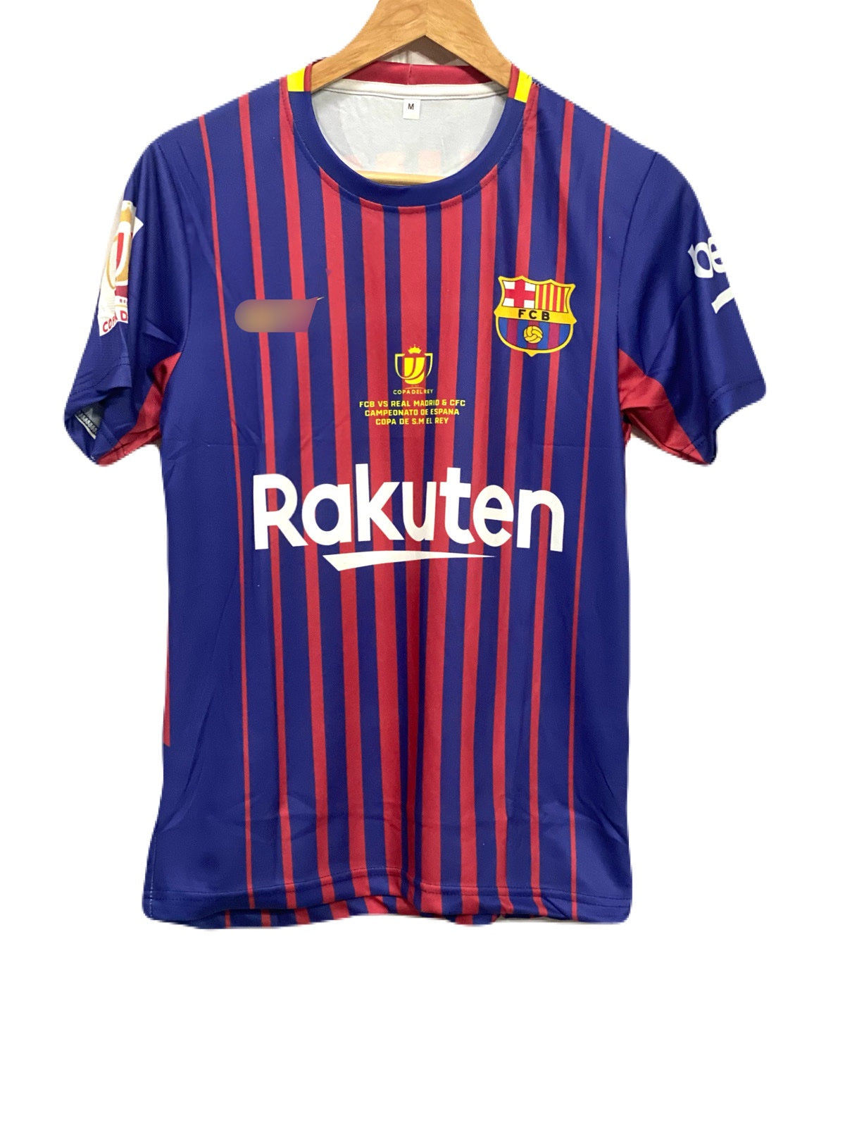 Barcelona 2018 copadelray final edition jersey messi Half sleeve  - P629 ms retro store