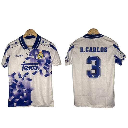 Real Madrid 1996-97 Third Kit R.Carlos Half Sleeve - bmg store