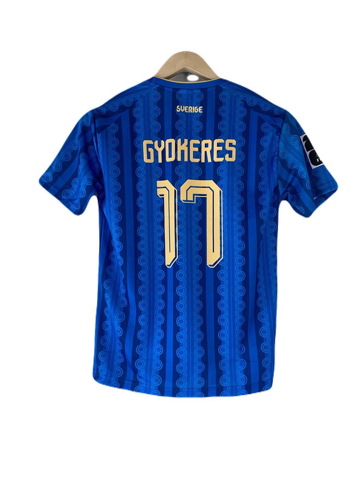 Gyokeres Sweden 2026 World Cup Home Kit Half Sleeve sublimation -