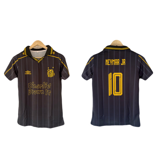 SantosXCharlie Edition Neymar Half Sleeve collar Sublimation - Ms Retro Store