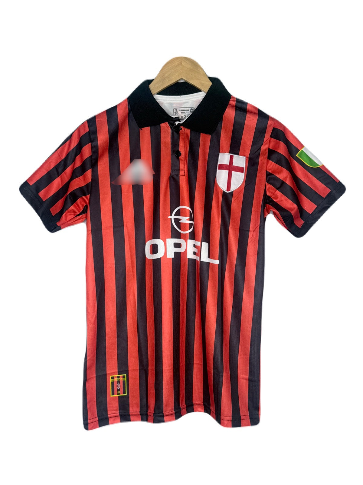 Ac Milan 1999-00 Home Kit Maldini Half Sleeve - P447 bmg store