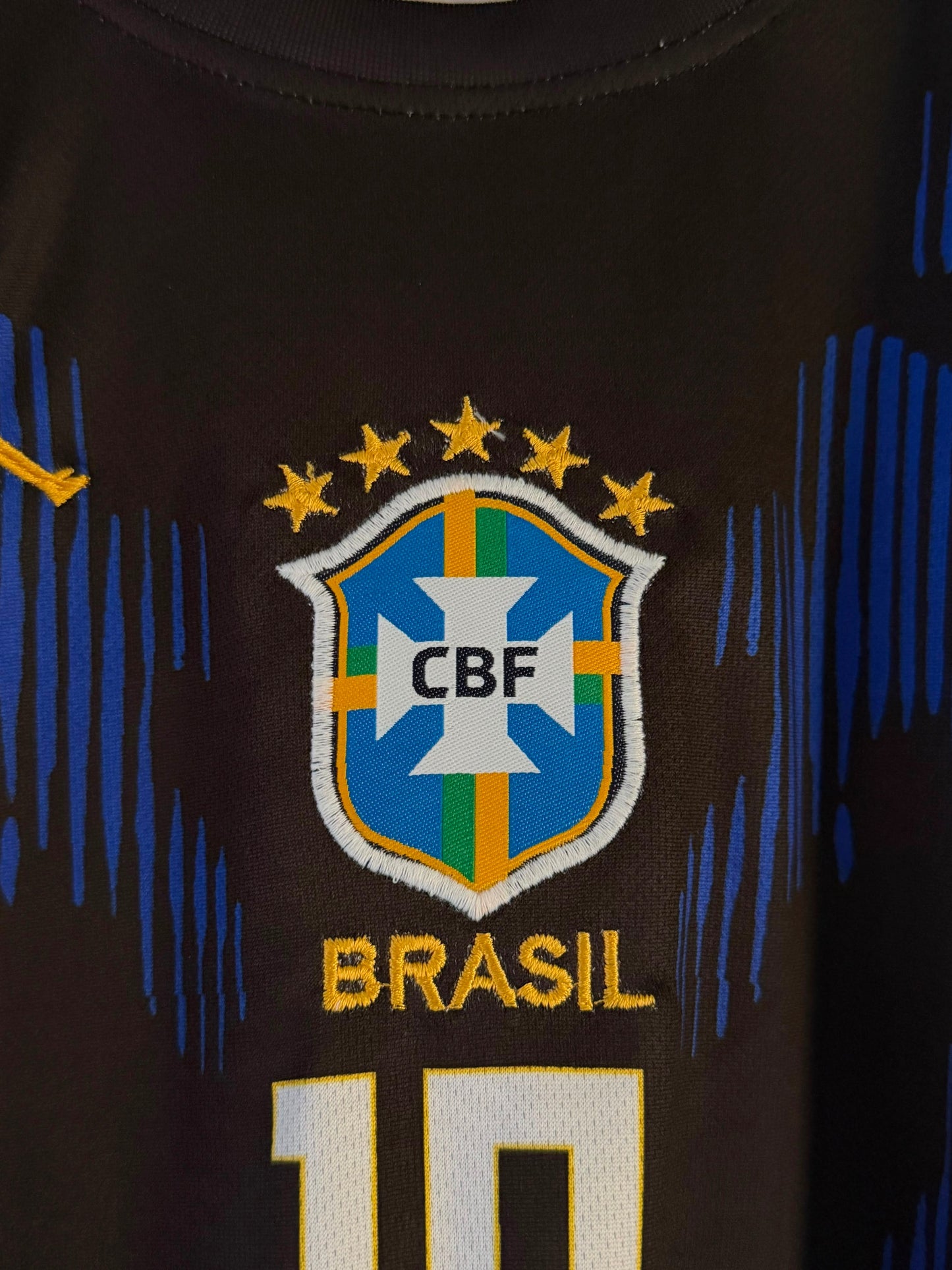 Neymar Brazil 2026 World Cup Away Kit  Half Sleeve embroidery - P2376