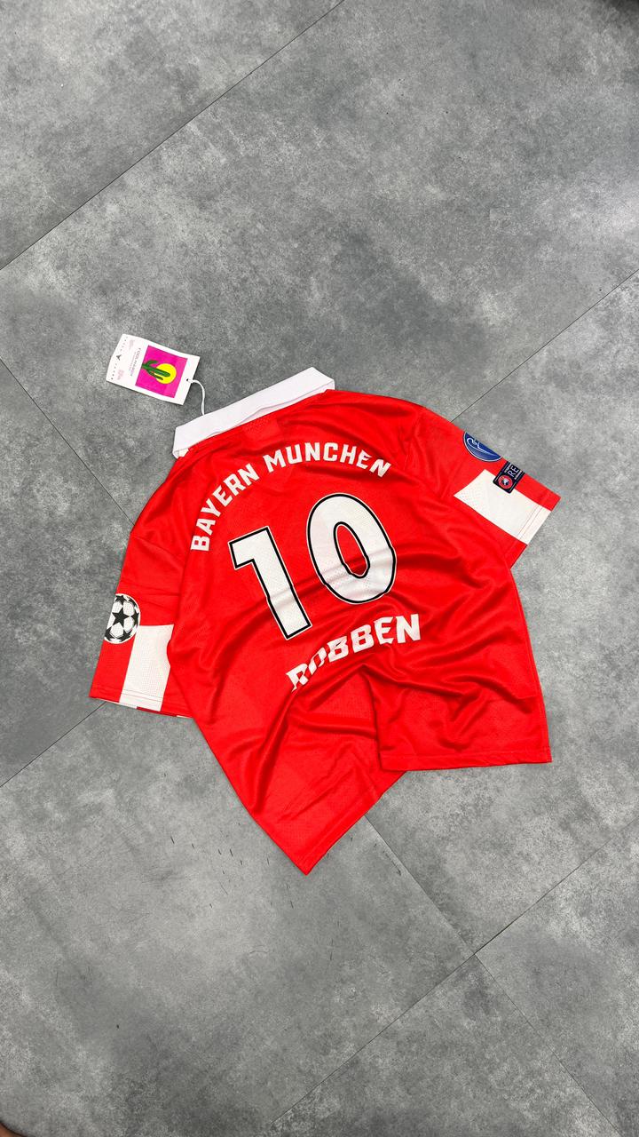 Bayern Munich 2010 Home Kit Robben Five Sleeve - bmg store