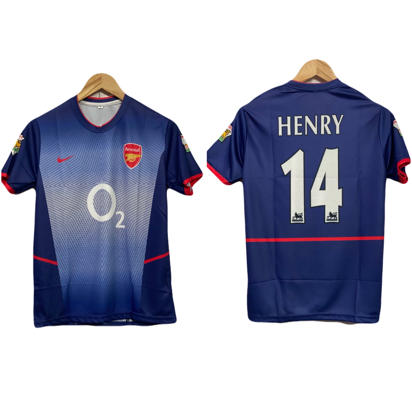 Arsenal 2002-03 Away kit Henry Half sleeve p528 - bmg store