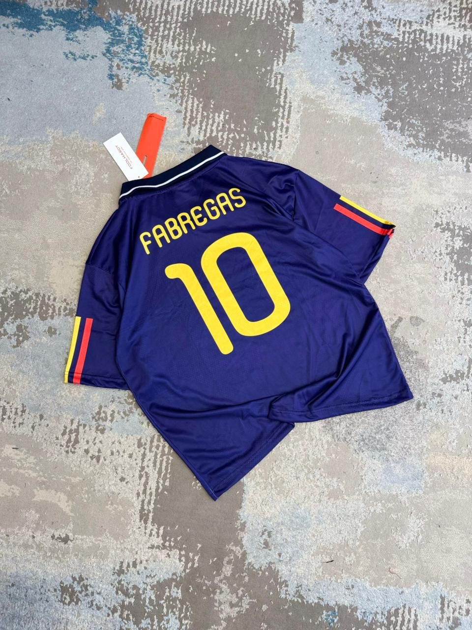 Spain national team kit Fabregas Five Sleeve - bmg store