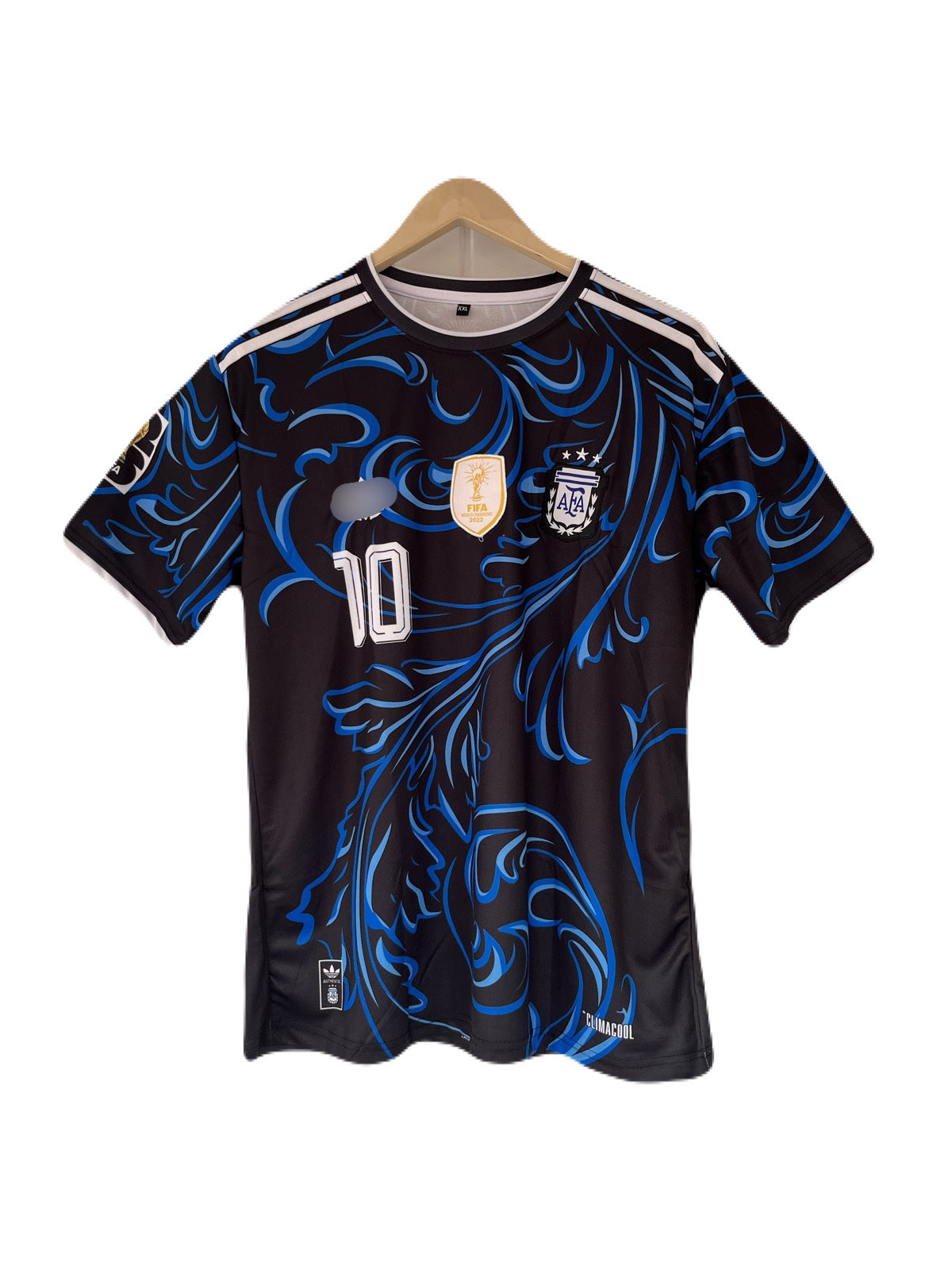 Messi Argentina 2026 Worldcup Away Half Sleeve Jersey -