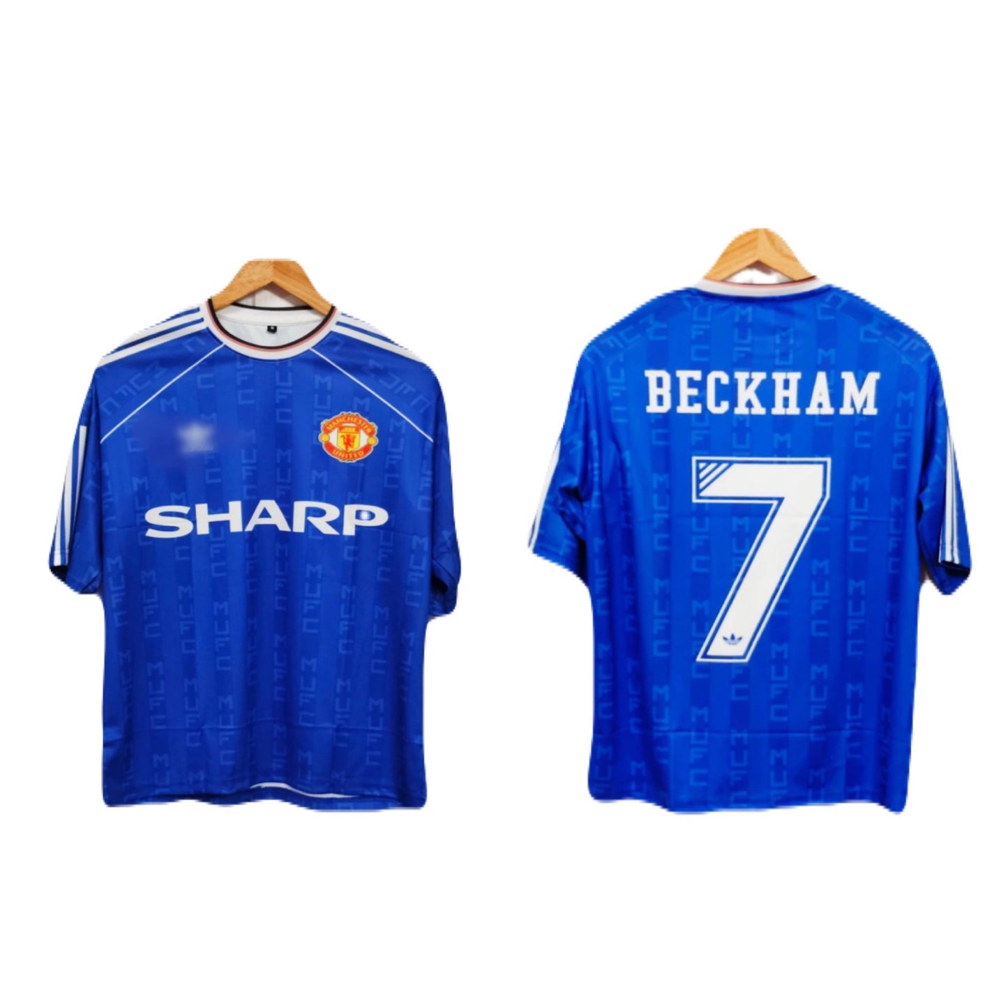 Manchester United 1988-90 Third kit Beckham Five sleeve  -P320 - bmg store