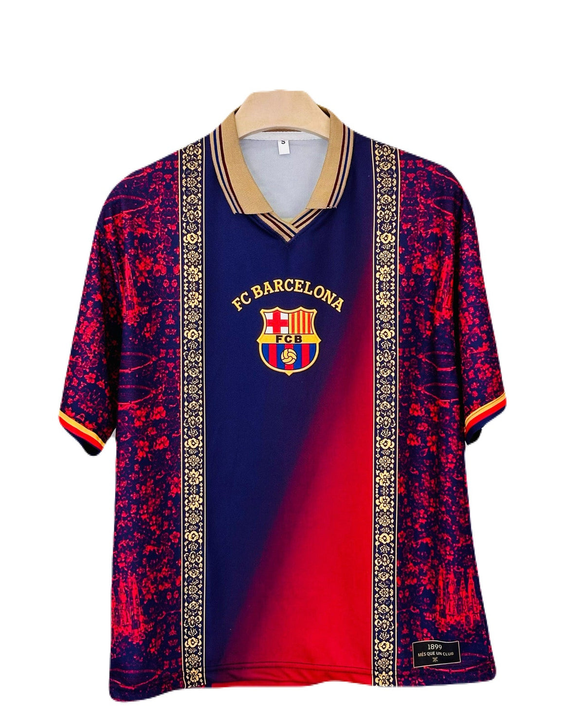 Iniesta Barcelona Special Edition Five Sleeve collar Sublimation P2756 | BMG STORE