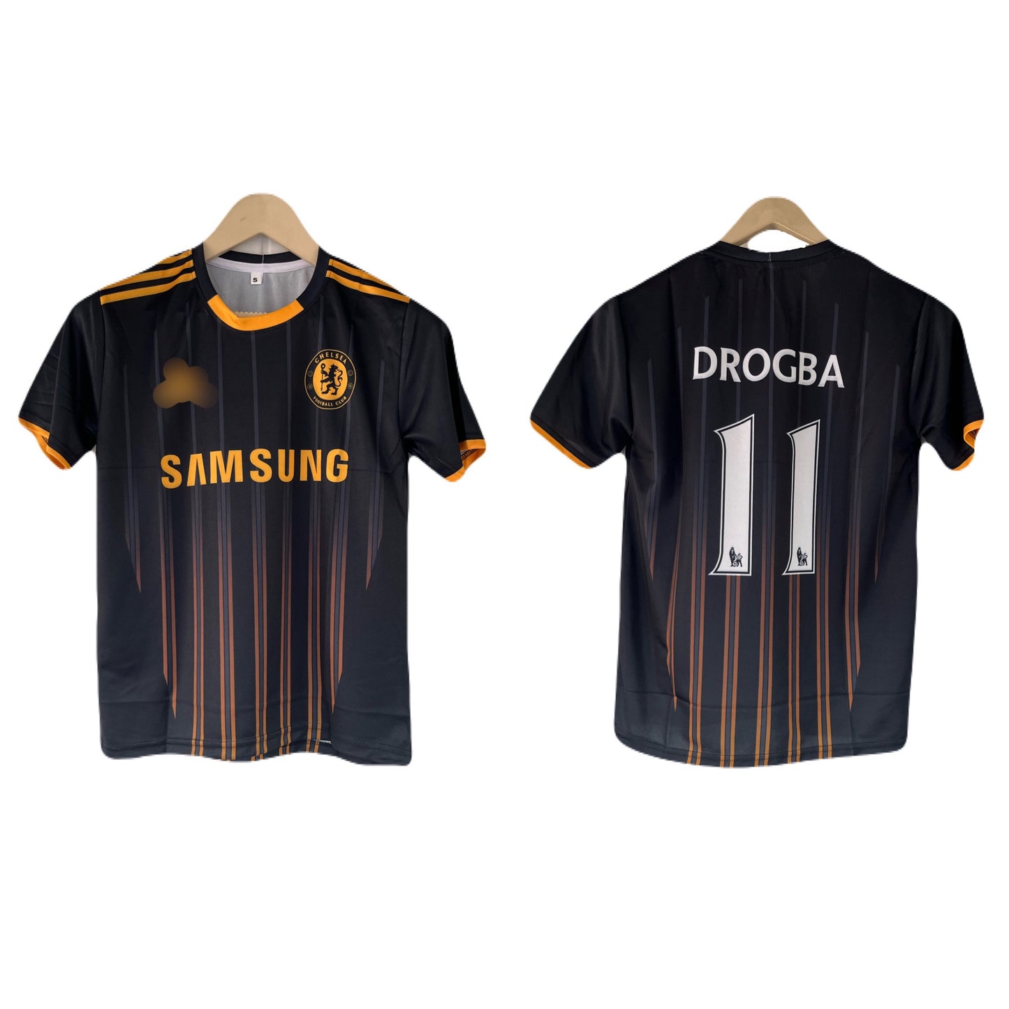 Chelsea 2010-11 Drogba Chelsea jersey sublimation