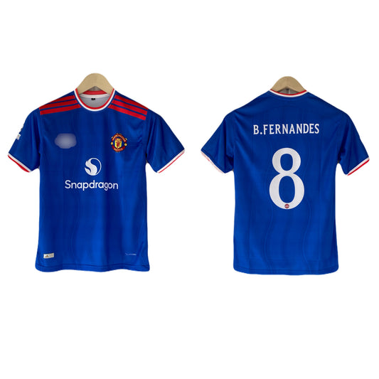 Bruno Fernandes Manchester  United 2026-27 Away Jersey Half Sleeve Sublimation -  P2442