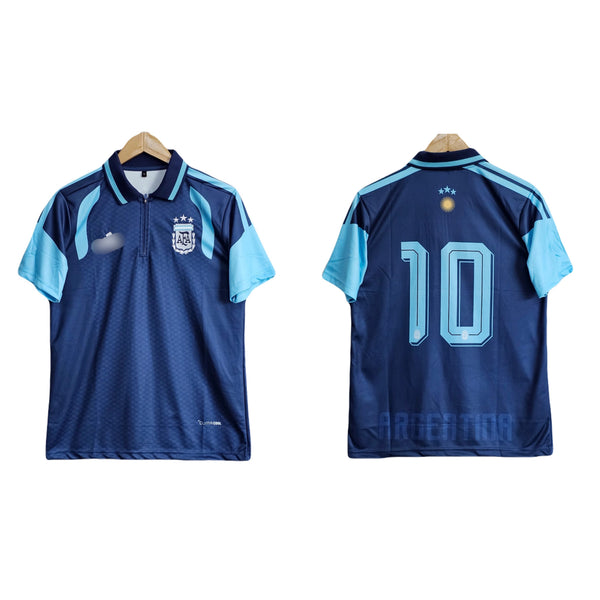 Argentina 2026 world cup training kit half collar zip embroidery type -P1682