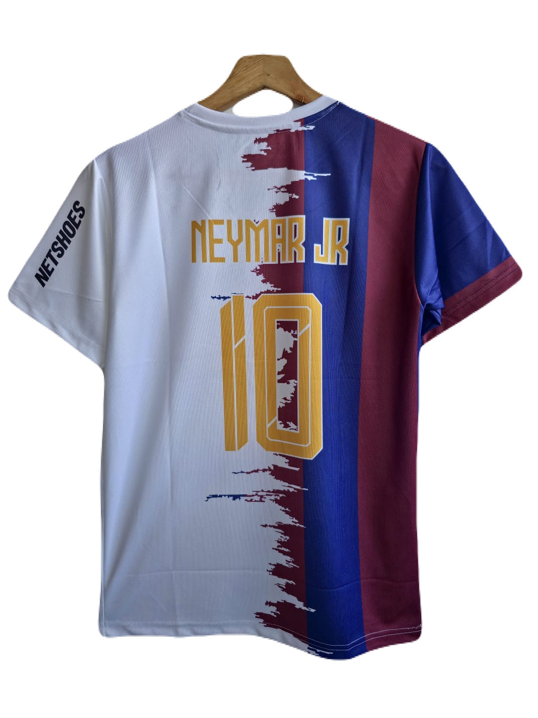 Barcelona X Santos Fc neymar special edition half sleeves kit
 -P1168