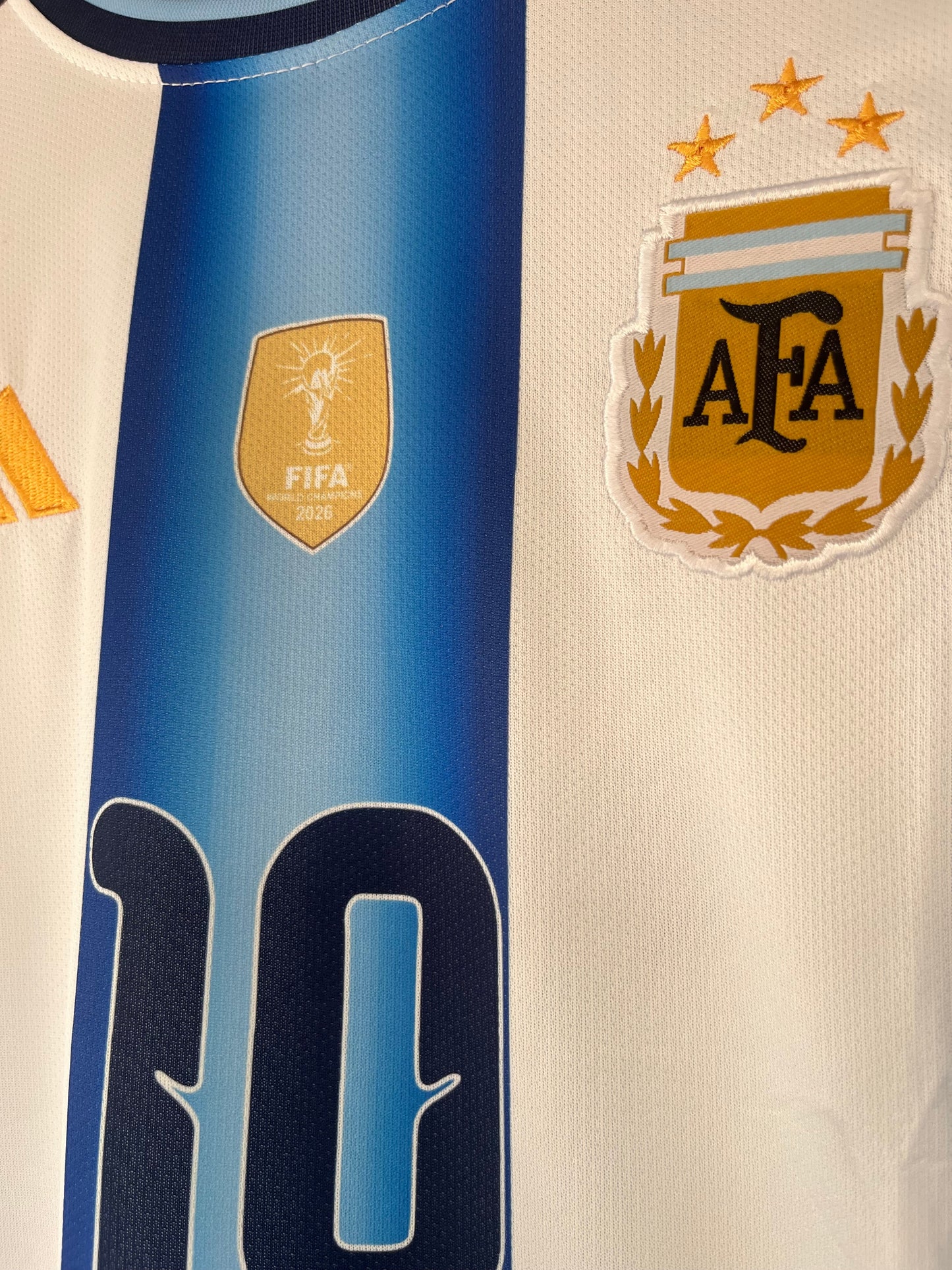 Messi Argentina 2026 Home kit Full Sleeve Embroidery P2007 -
