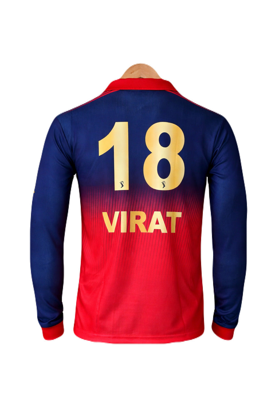 RCB ROYAL CHALLENGES BENGALURU IPL 2026 virat kohli  Collar Full Sleeve Embroidery - P1495