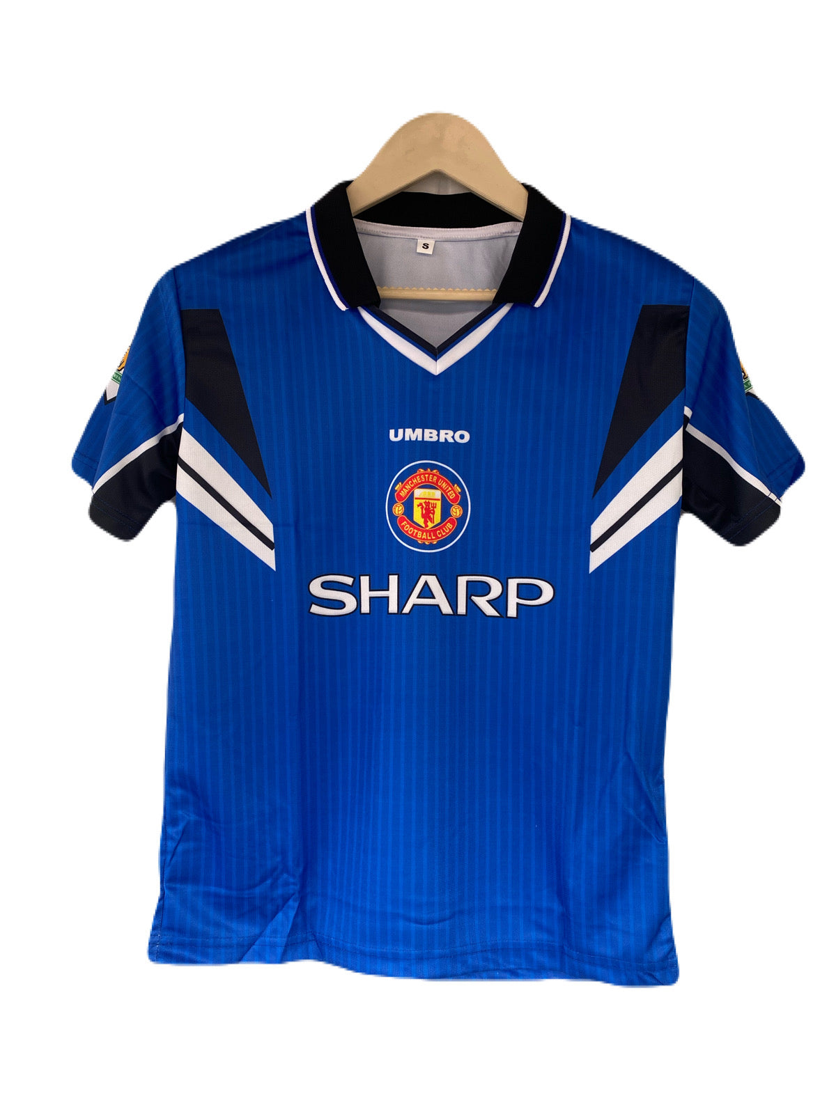 Beckham Manchester united 1996 away half sleeve  sublimation -