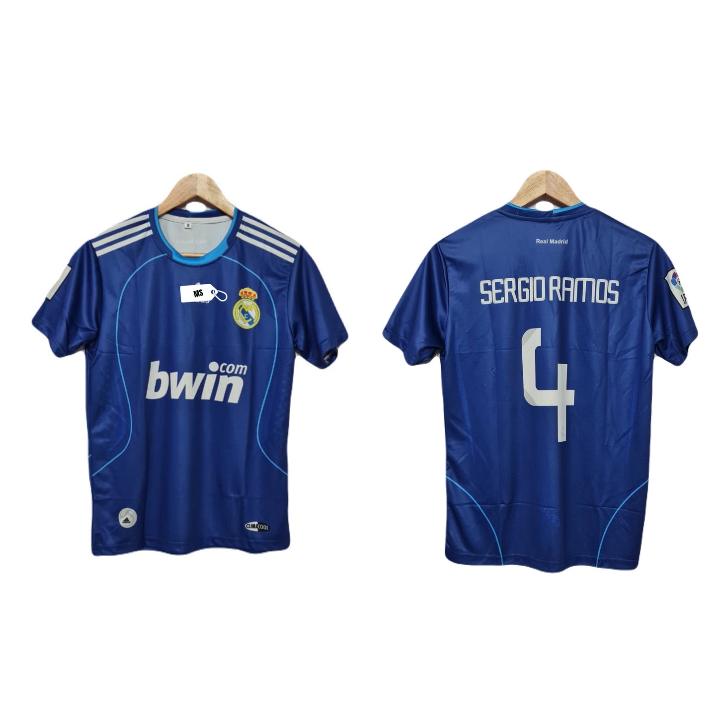 Real madrid 2008/09 away jersey Sergio Ramos P160 - bmg store