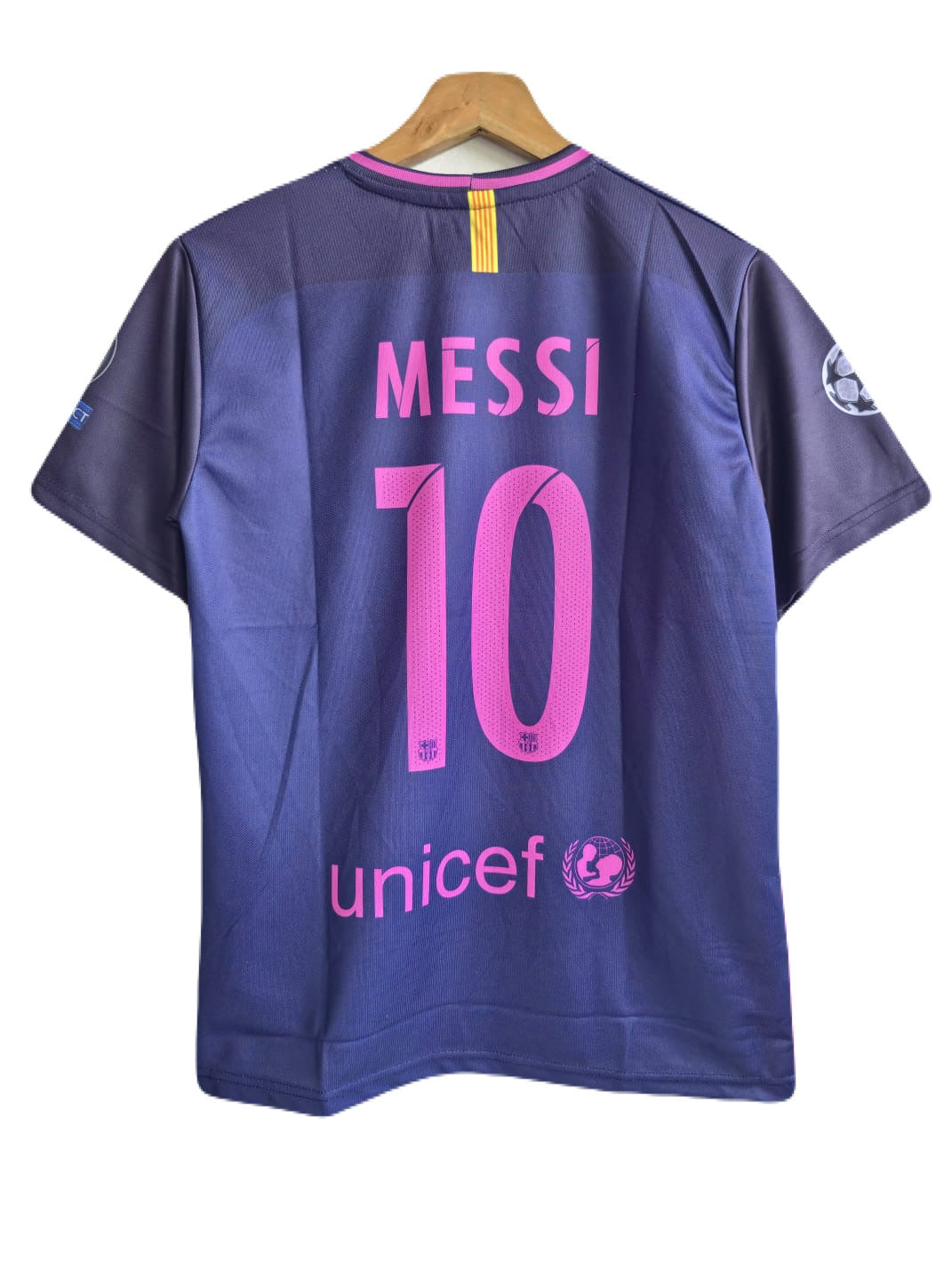 Barcelona 2016-17 away jersey Messi  Half sleeve -P1186