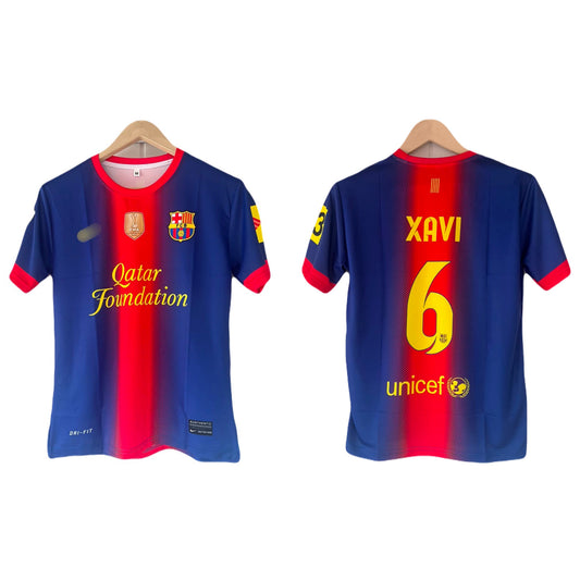 Xavi barcelona Home Kit Half Sleeve jersey - P2000