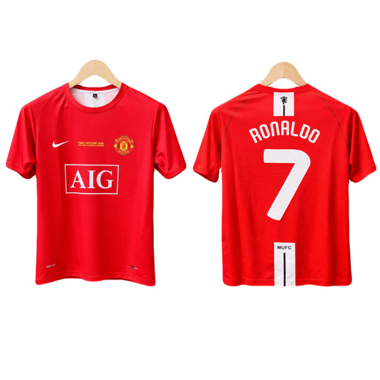 Manchester United Ronaldo 2008 ucl final edition Half sleeve  - P1327