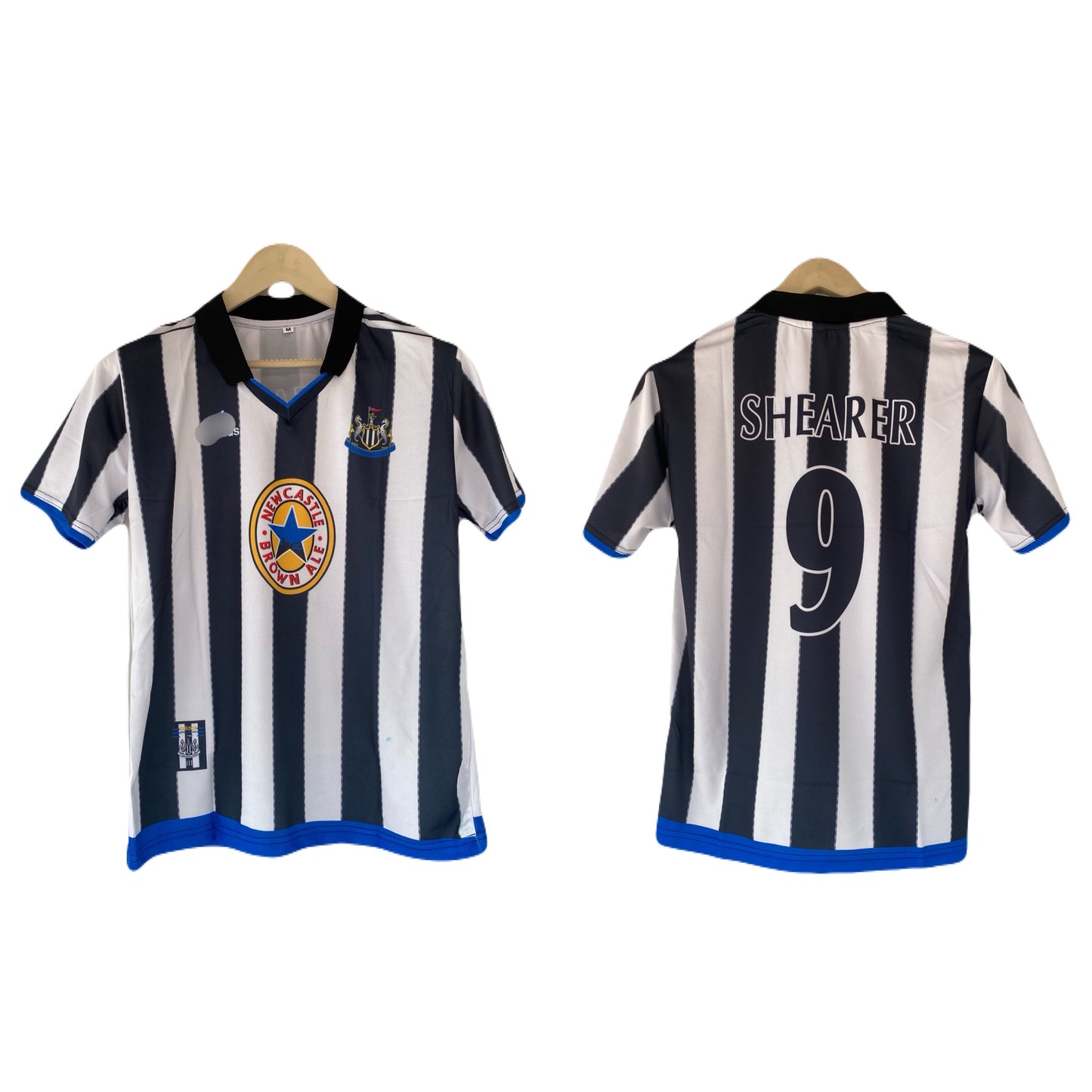 Shearer Newcastle half sleeve collar jersey