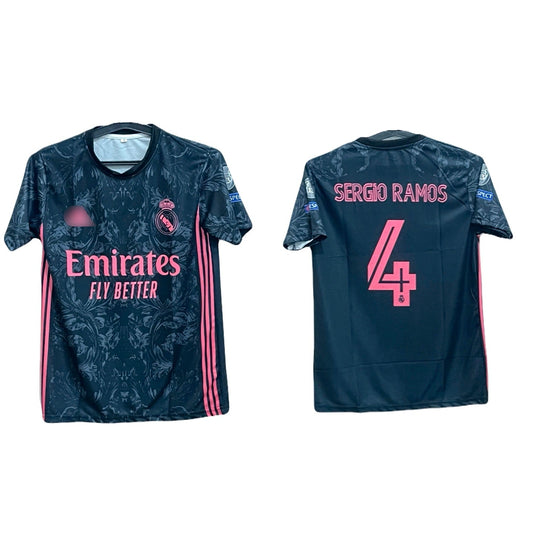 Best Retro jersey Realmadrid 2020/21 third kit sergio Ramos - P339 -bmg store