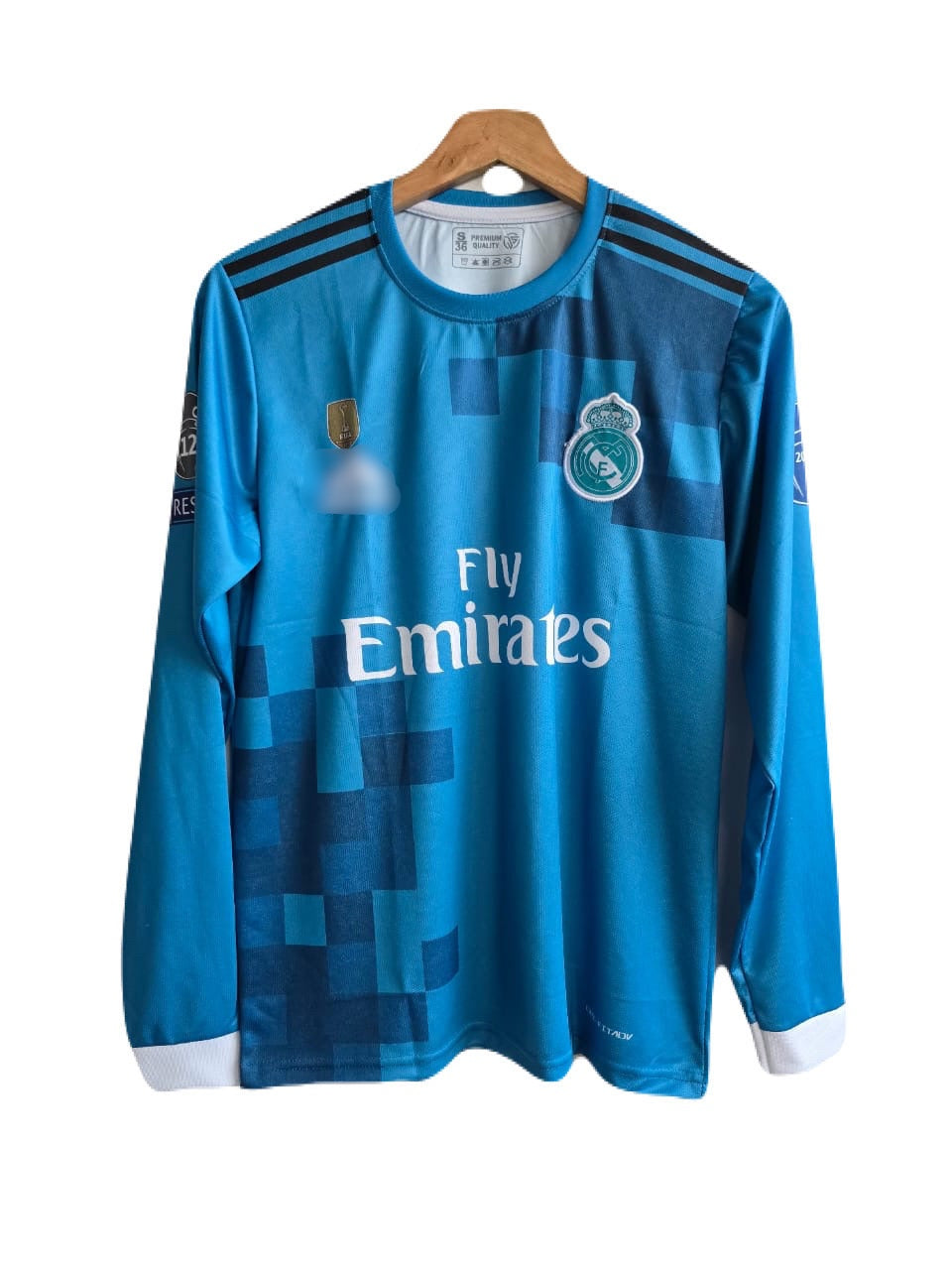 Realmadrid 2017/18 third kit full sleeve ronaldo P163