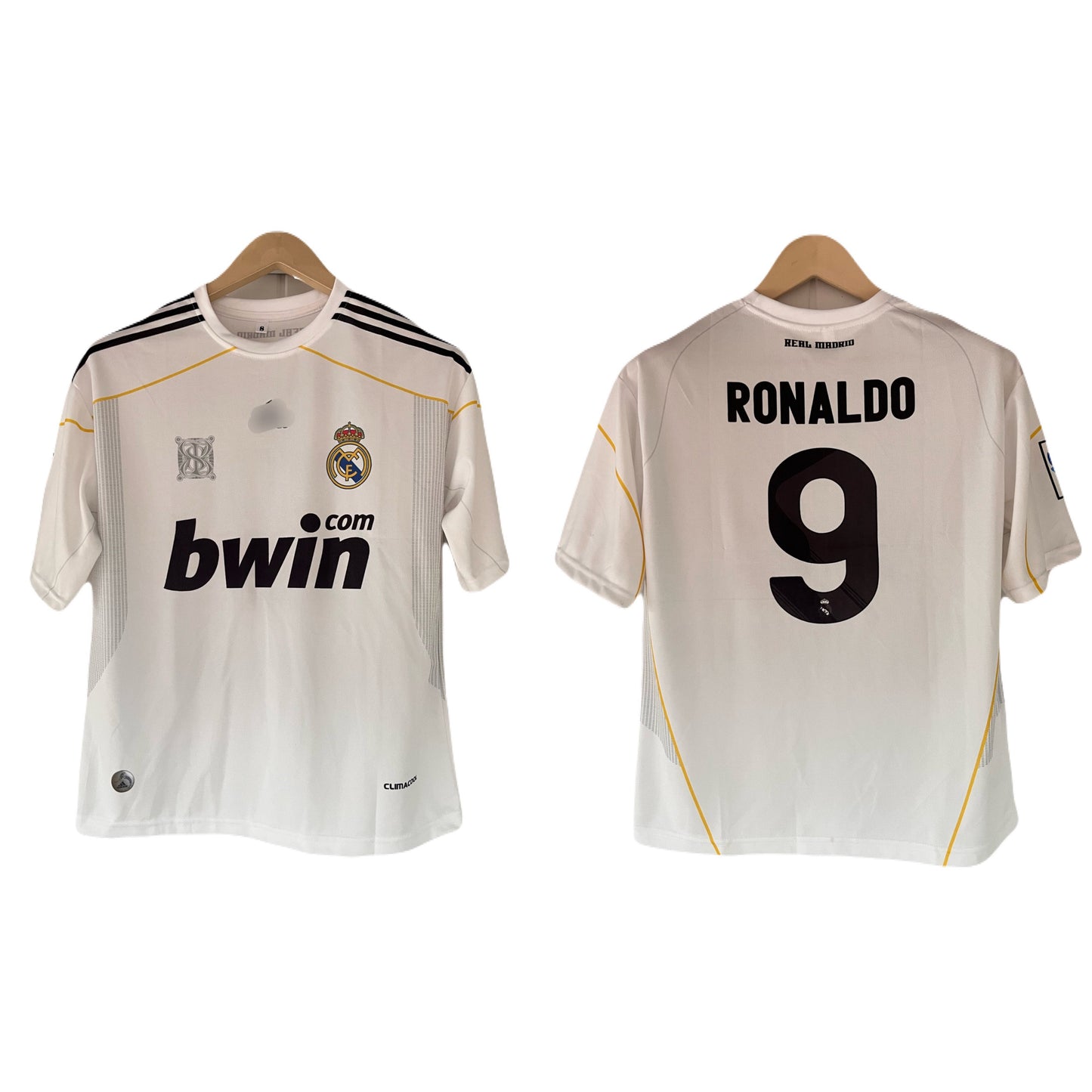 Ronaldo Real Madrid 2009-10 Home Kit Five Sleeve - P2069