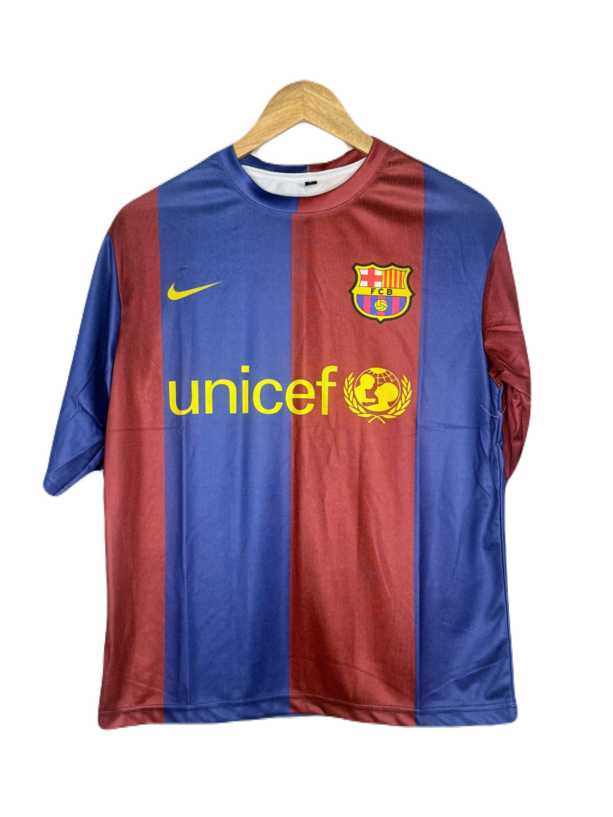 Fc Barcelona 2006-07 myUcl Final Kit Messi Five Sleeve - P912 bmg store