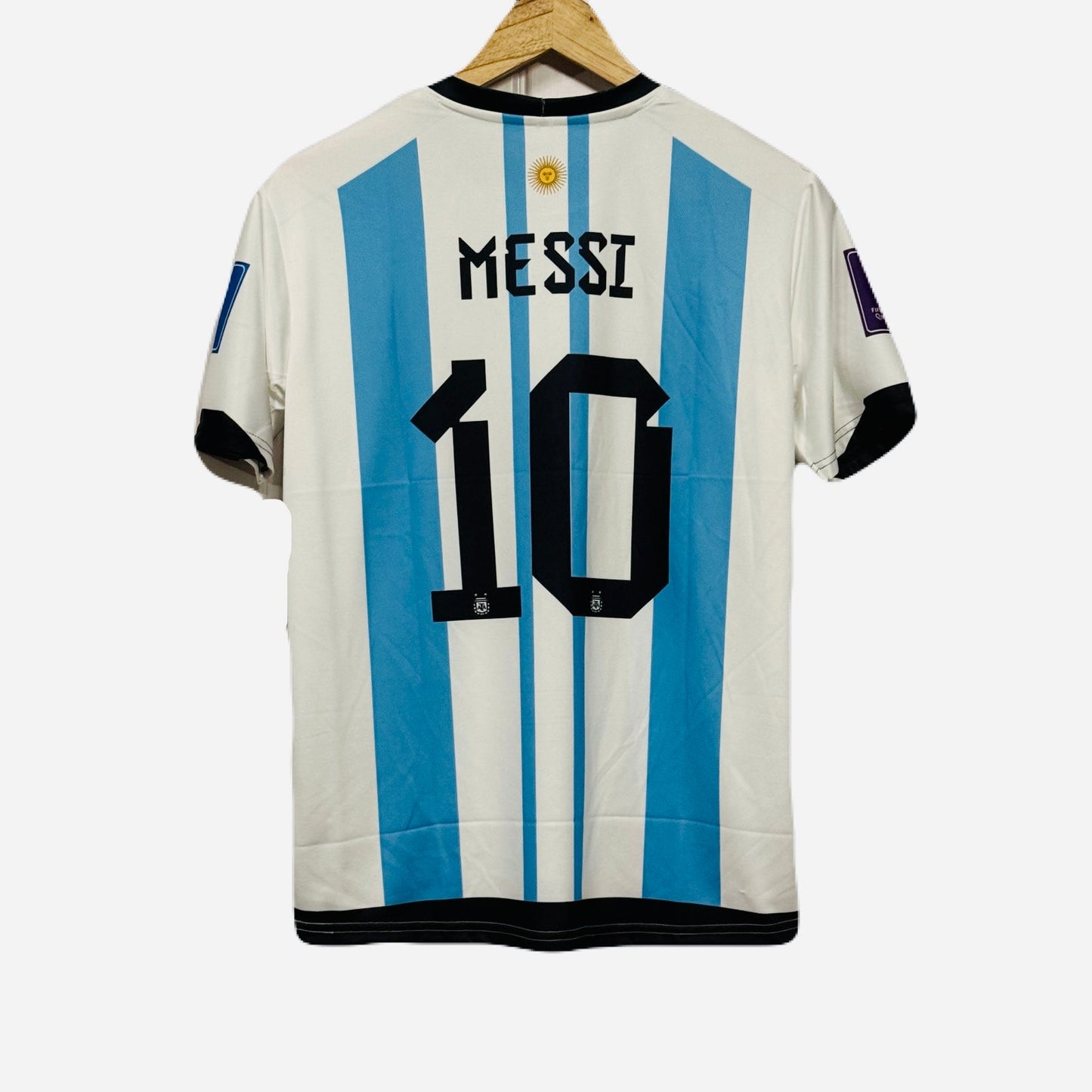 Argentina 2022 World Cup Kit Messi Half Sleeve - P818 bmg store