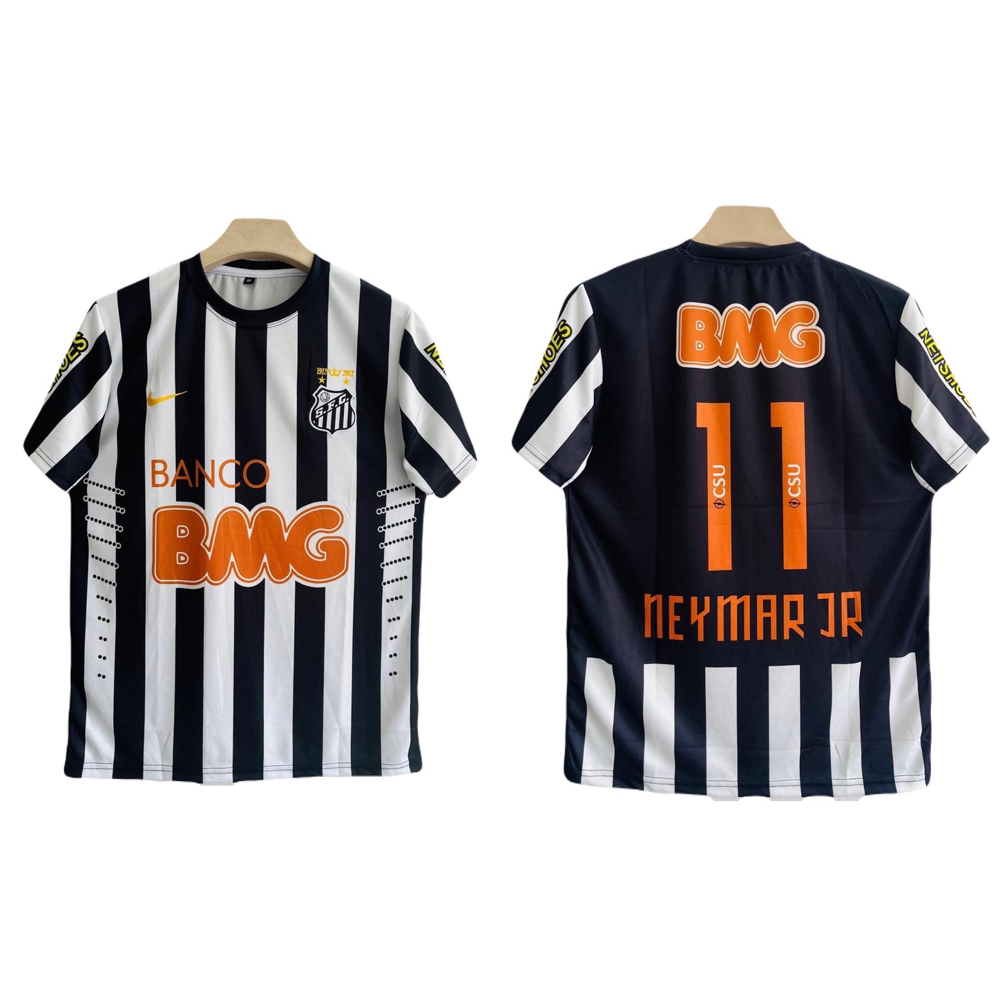 Santos 2012-13 Home kit Neymar embroidery Half sleeve p425 - bmg store