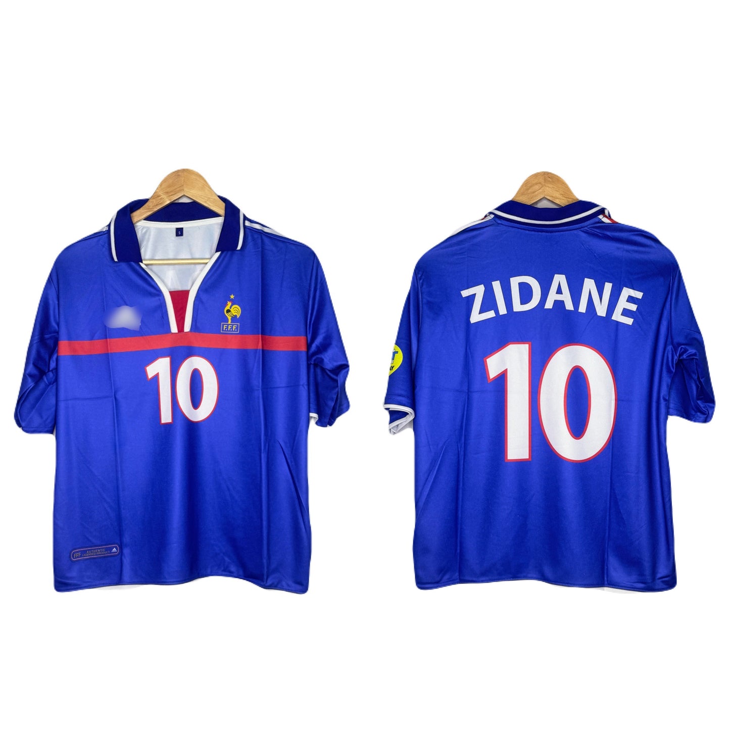 France 2000-01 Home Kit Zidane Five Sleeve - bmg store