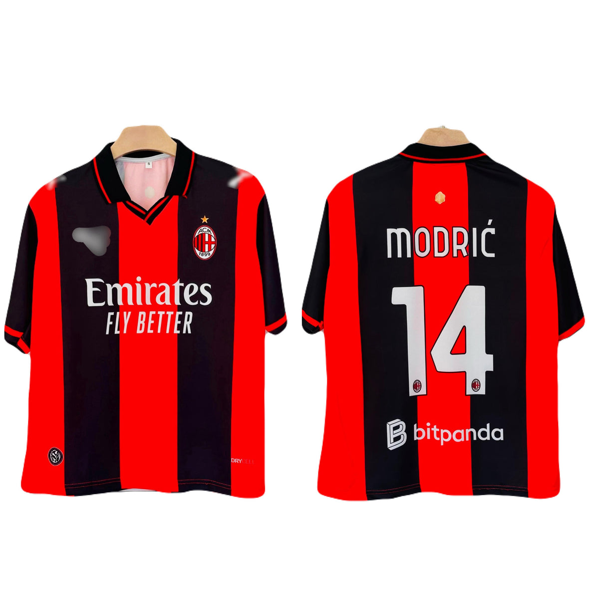 Modric Ac Milan 2026/27 Home Five Sleeve Collar Sublimation jersey -P2565 | BMG STORE