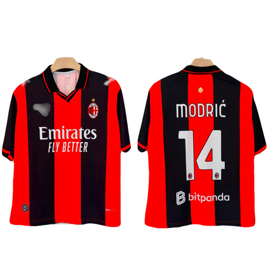 Modric Ac Milan 2026/27 Home Five Sleeve Collar Sublimation jersey -P2565 | BMG STORE