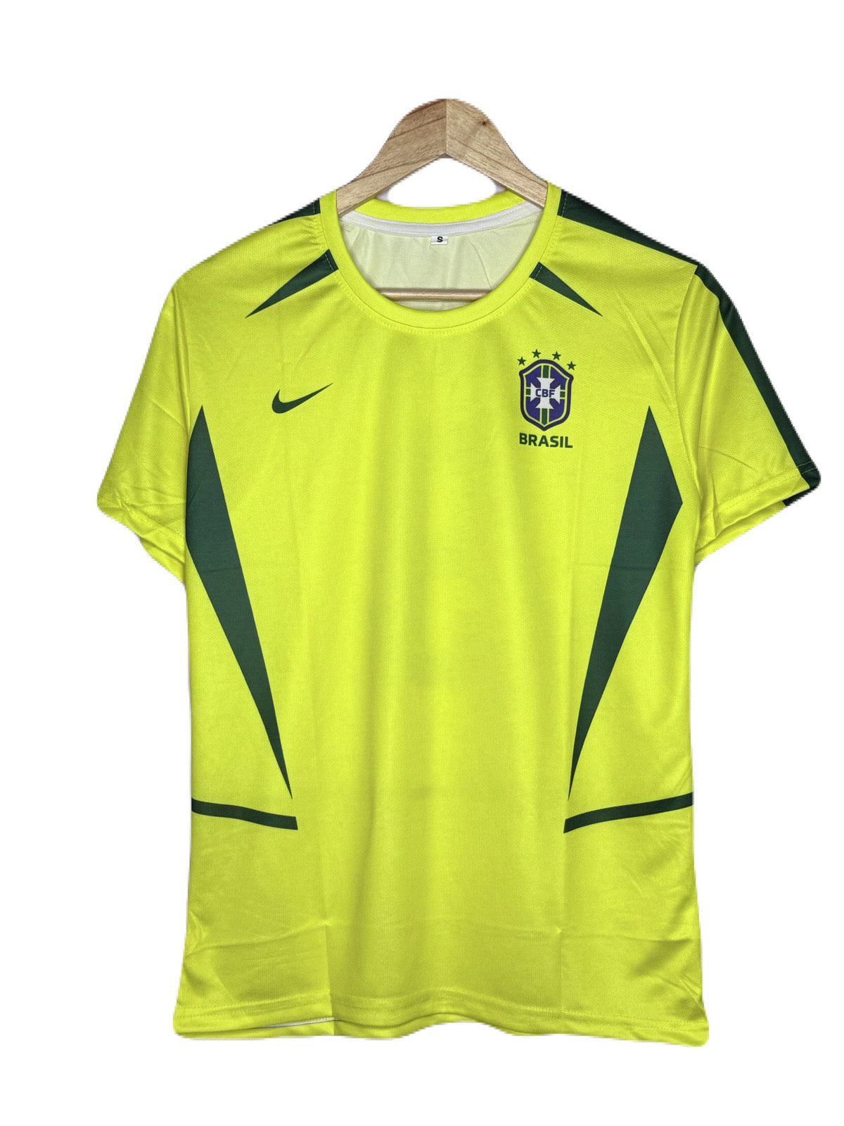 Brazil 2002 World Cup Home Kit Ronaldo Half Sleeve - bmg store