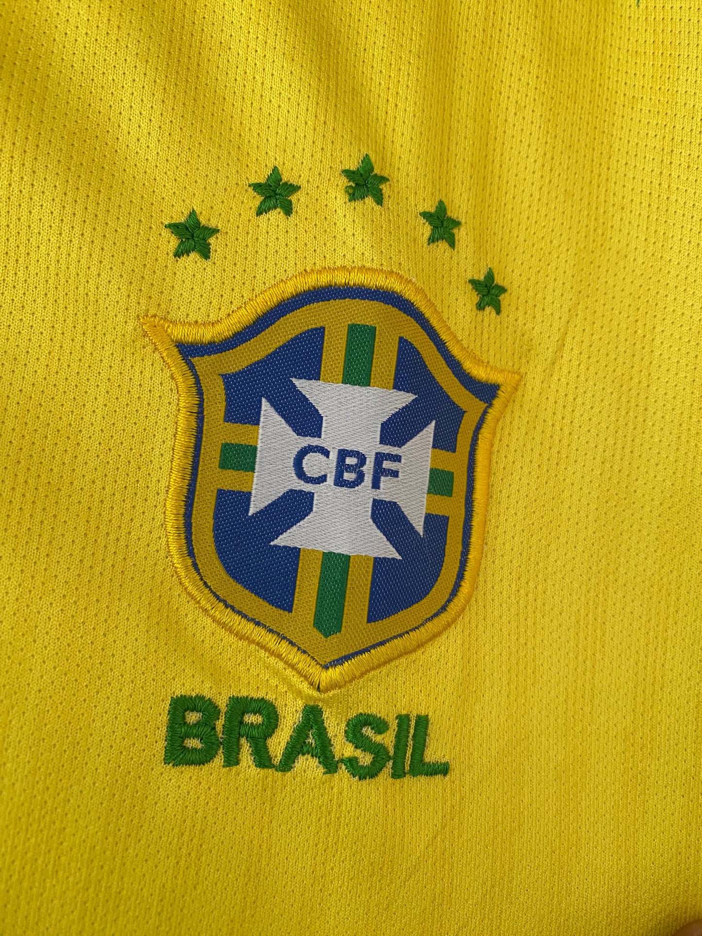 Neymar Brazil Home Half sleeve embroidery jersey - P2147