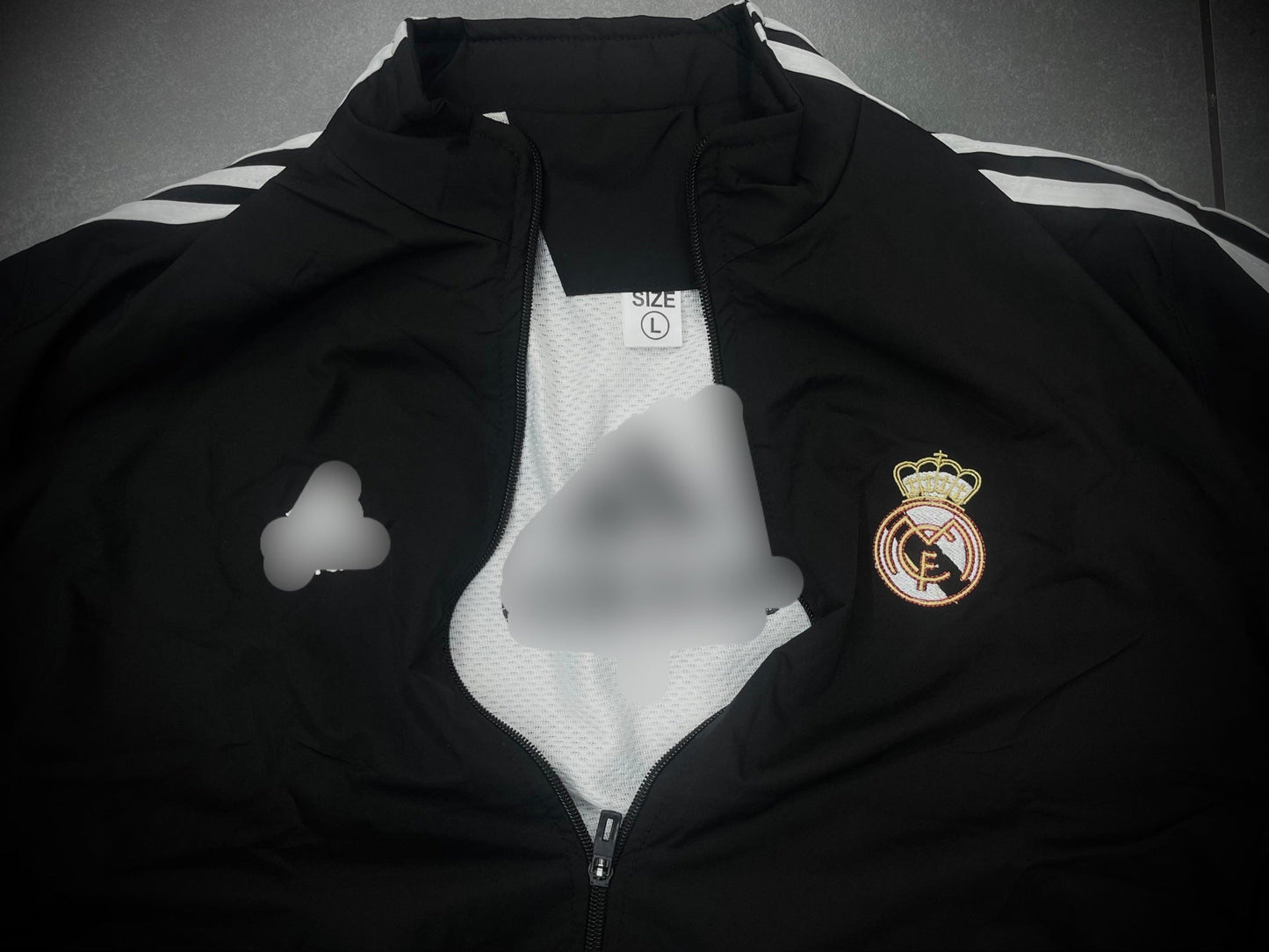 Real Madrid adidas track jacket full sleeve zip type - P1573