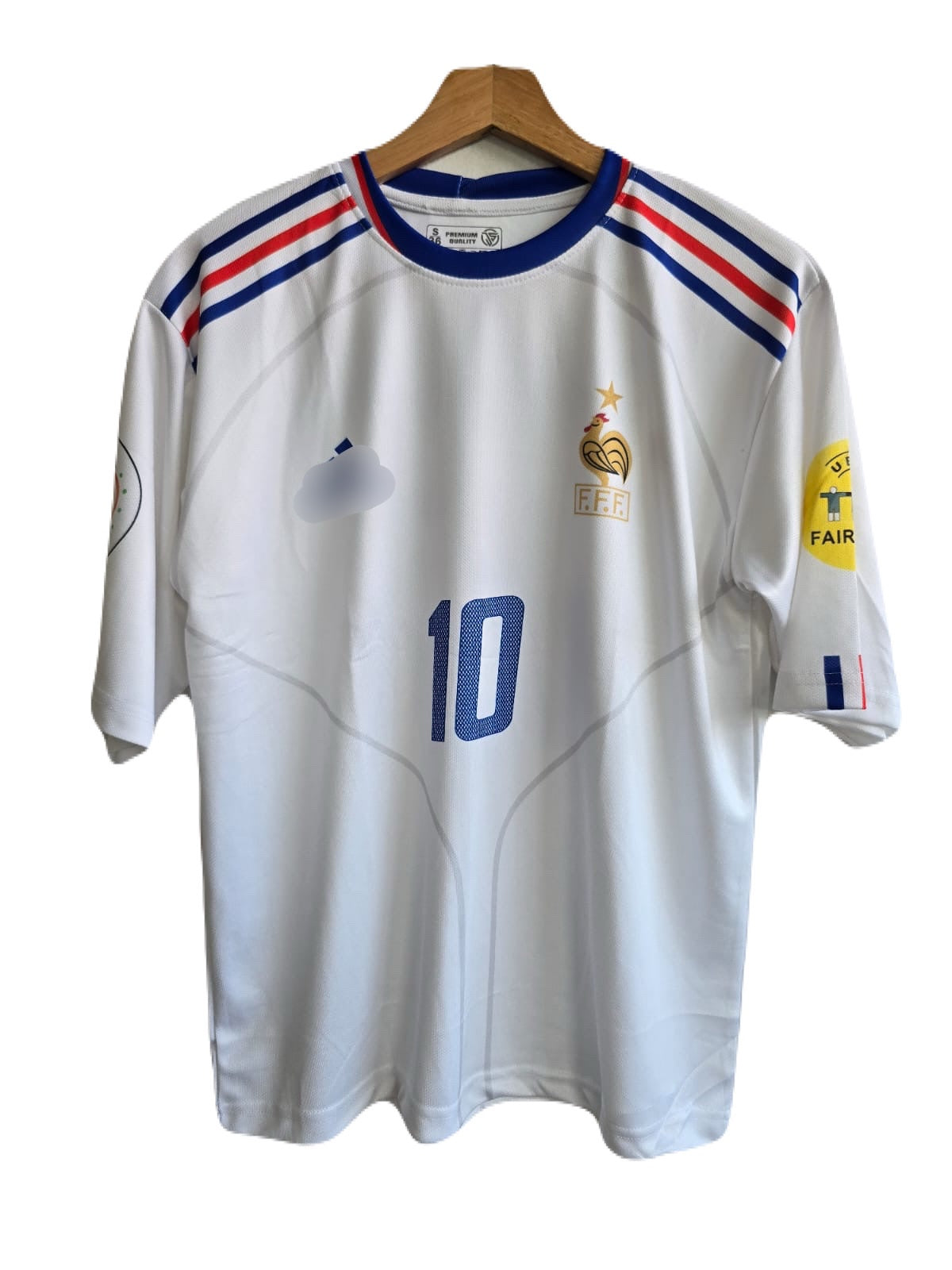 Zidane France Away jersey five sleeve -