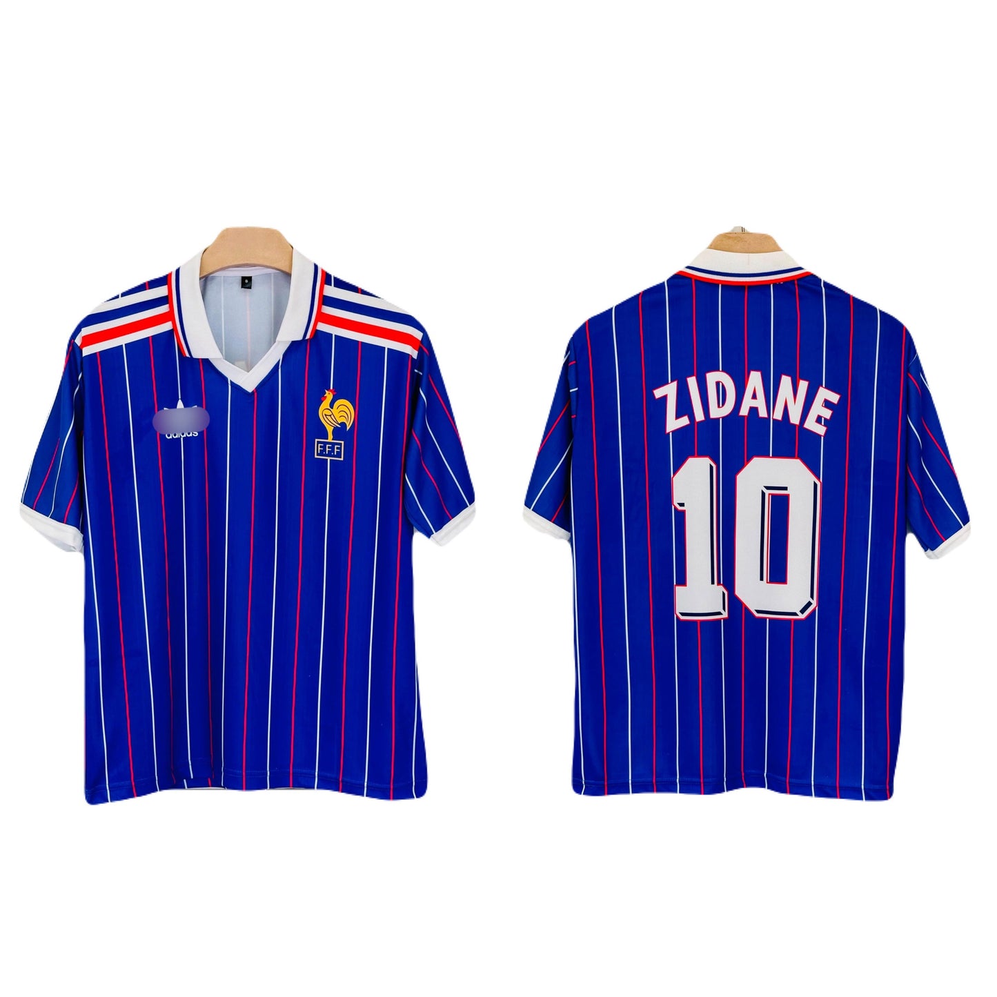 Zidane France Five sleeve Collar Sublimation jersey - P2126