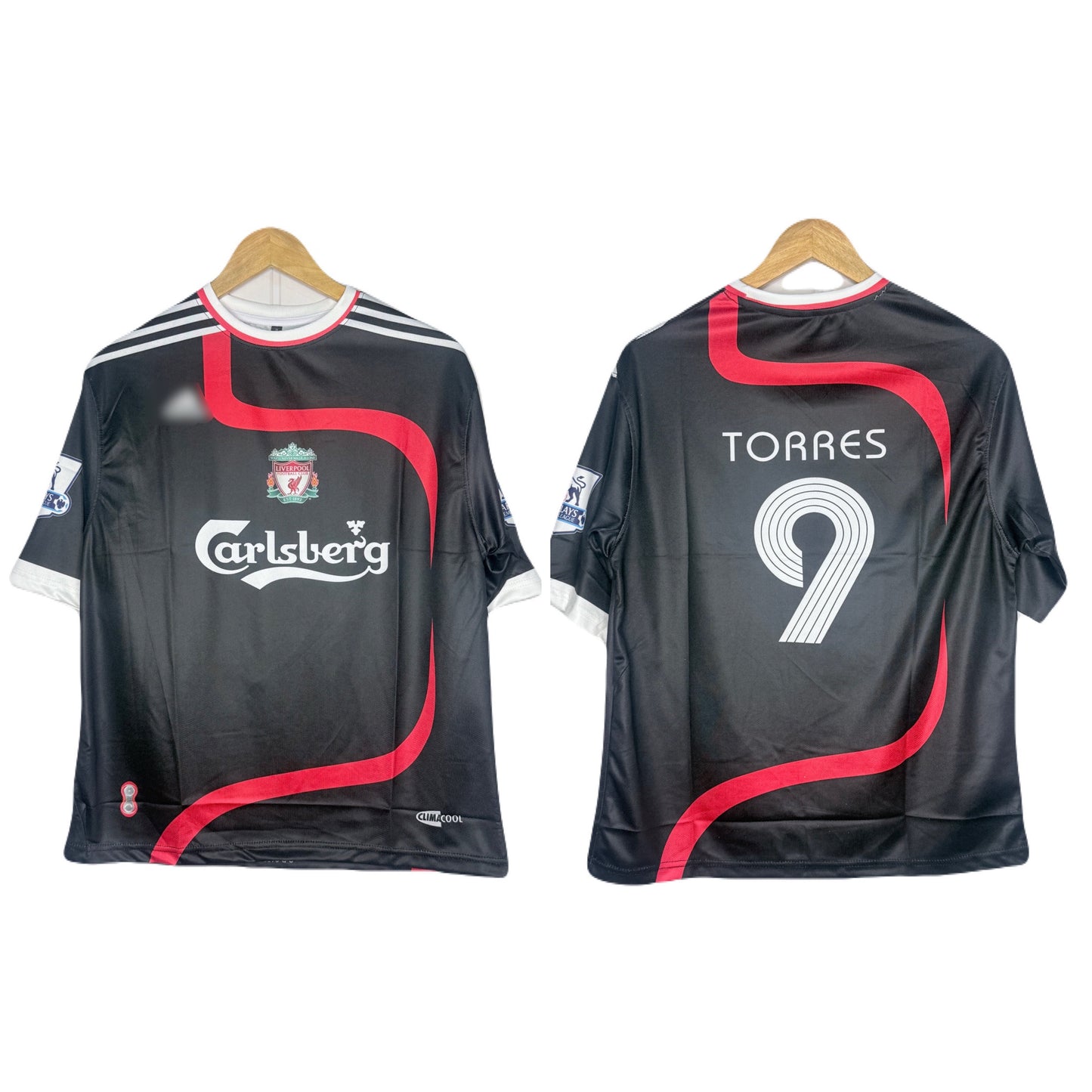 Liverpool 2007-08 Third Kit Torres Five Sleeve - bmg store