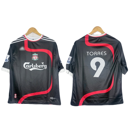 Liverpool 2007-08 Third Kit Torres Five Sleeve - bmg store