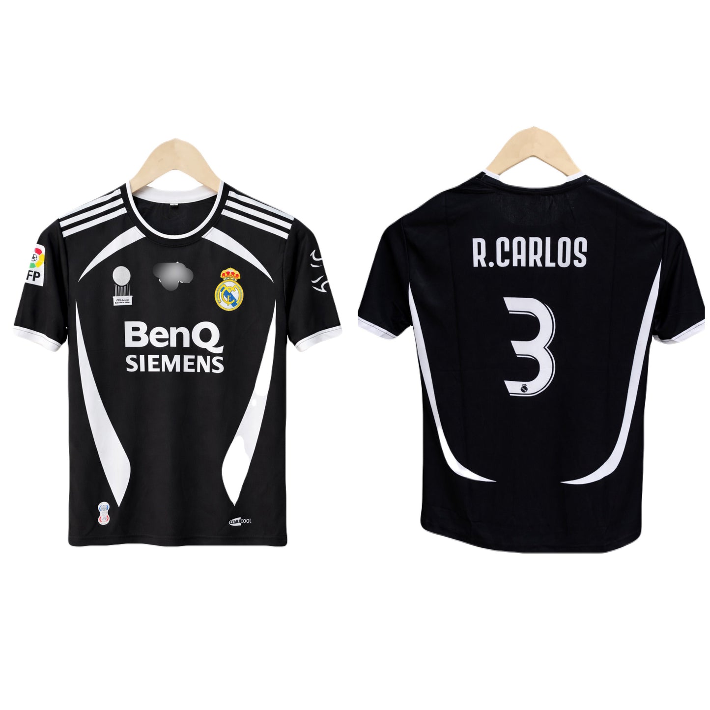 Real madrid 2004/05 away jersey R.carlos P572 Ms retro store