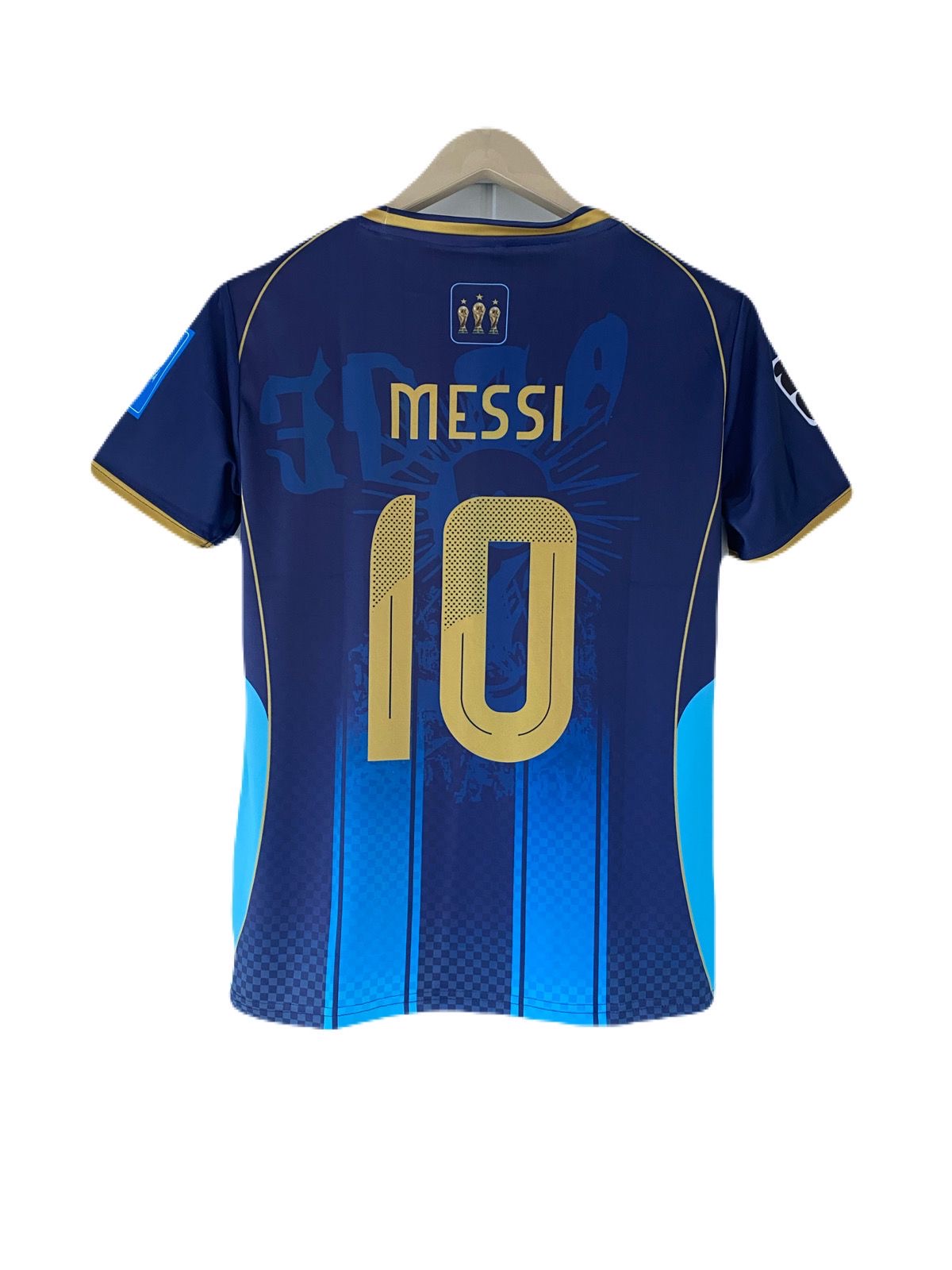 Messi Argentina 2014 Away special Edition Half Sleeve Embroidery -