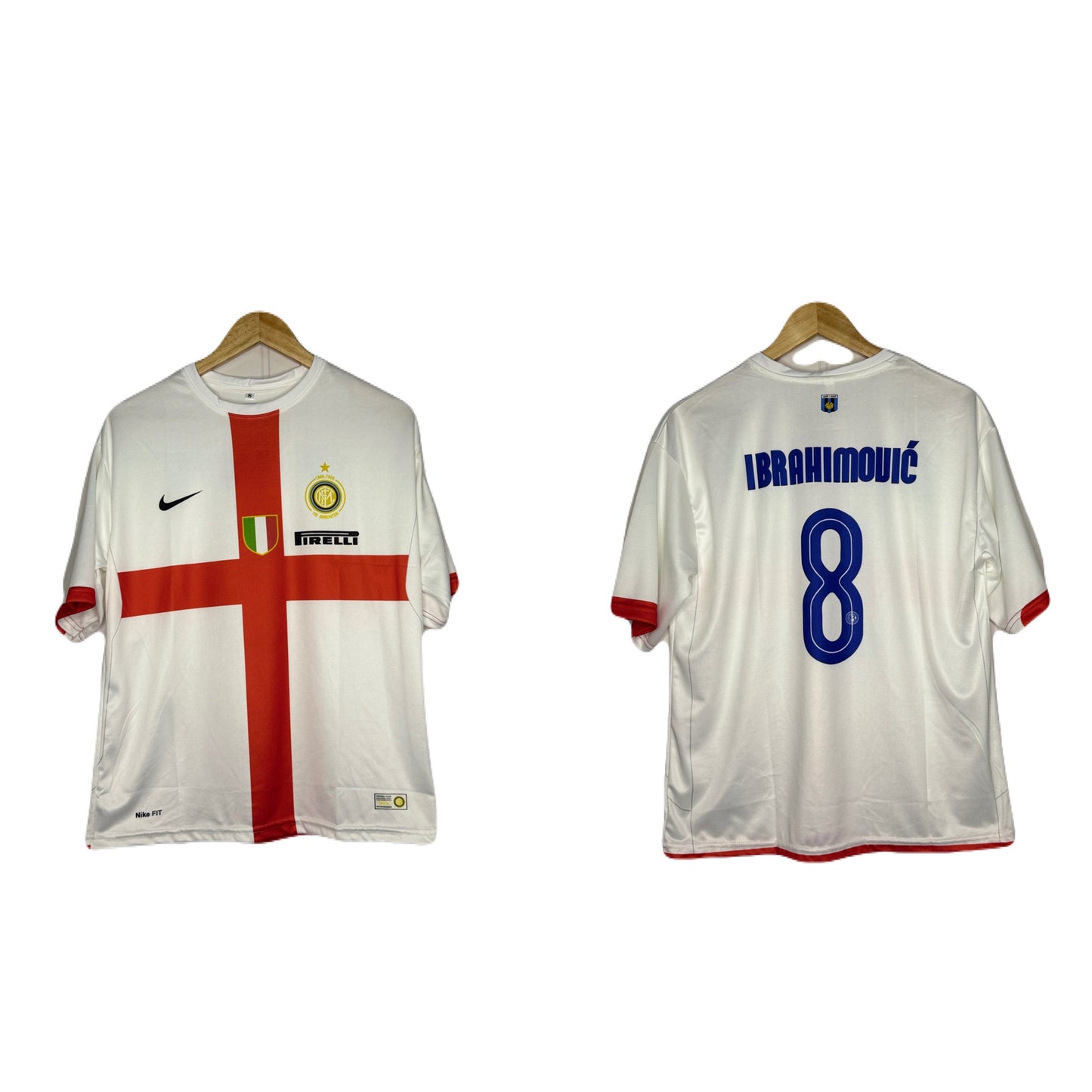 Inter Milan 2007-08 Away Kit Ibrahimovic Five Sleeve -bmg store