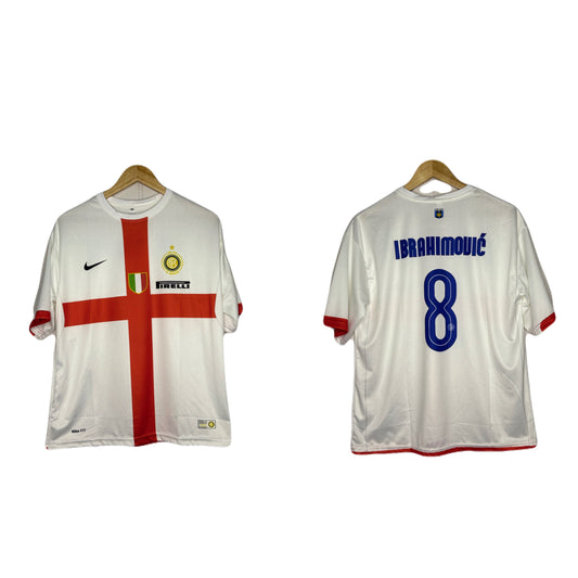 Inter Milan 2007-08 Away Kit Ibrahimovic Five Sleeve -bmg store