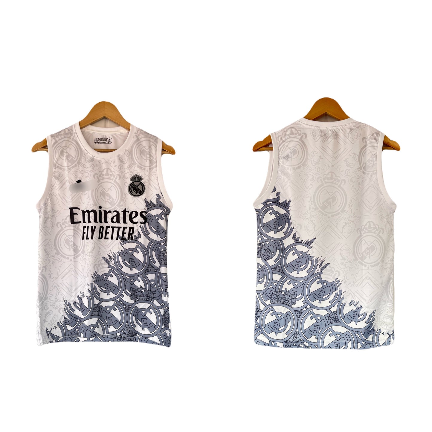 Real madrid dragon sleevless bibs embroidery - P1565