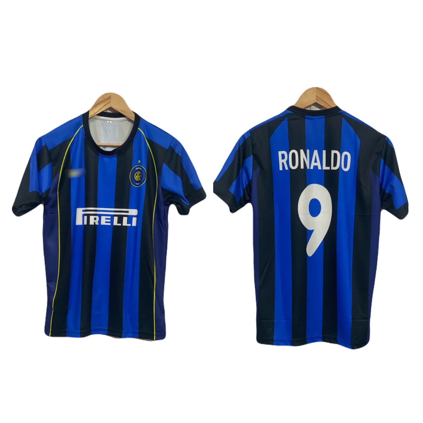 Inter Milan 2002 Home kit Ronaldo Nazario Half sleeve