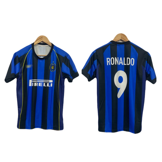 Inter Milan 2002 Home kit Ronaldo Nazario Half sleeve