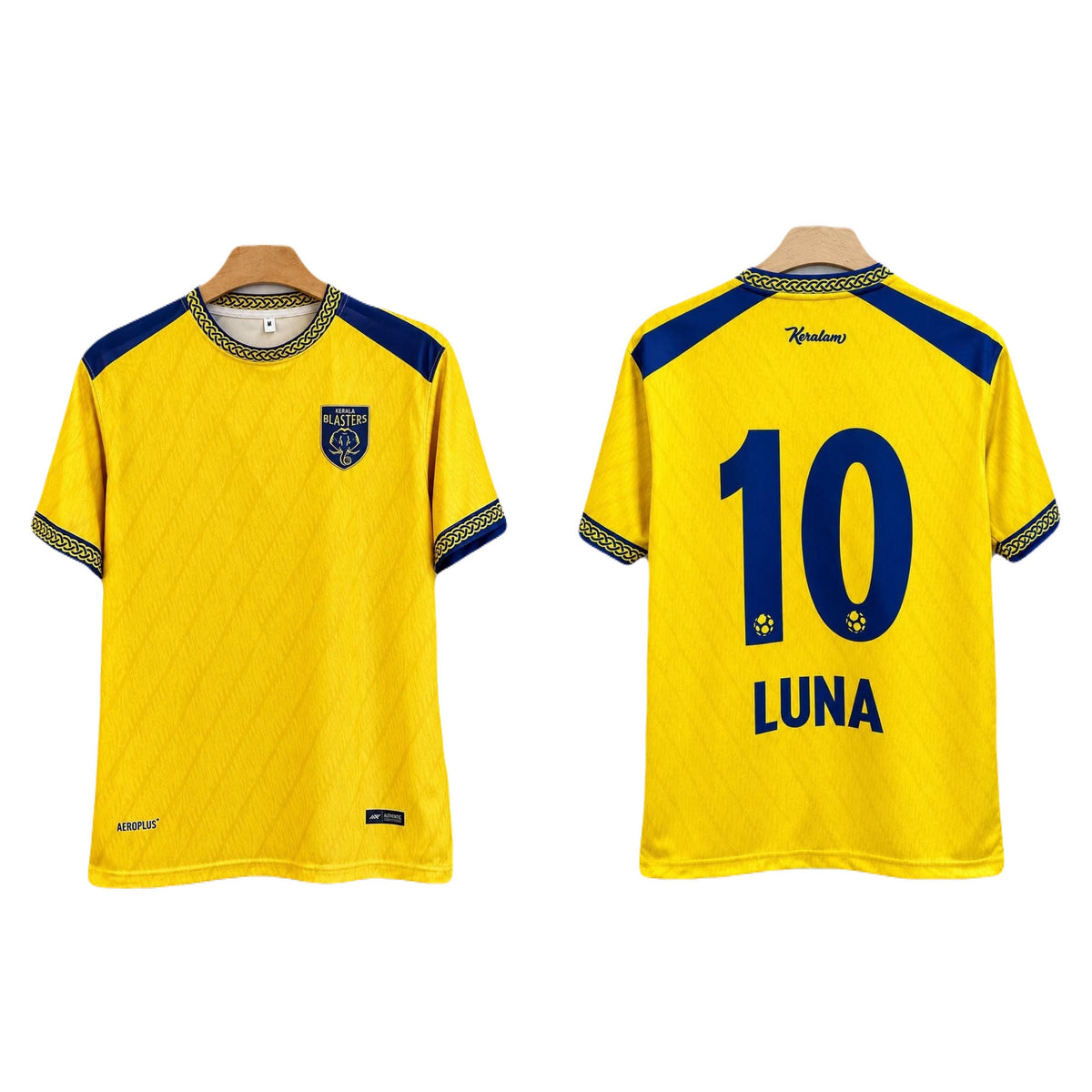 Luna Kerala Blasters 2026-27 Home Half Sleeve Sublimation Jersey - P2836 | BMG STORE